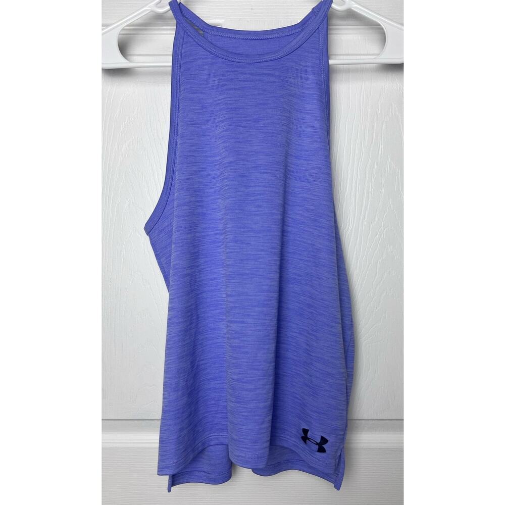 Under Armour Heat Gear Youth Tank Top Purple Size Youth Large